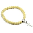 thumbnail image 1 of fastboy Cadeau de Bracelet Pendentif Croix Réglable pour Toutes les Occasions Bracelets Pendentif Croix Confortable Unisexe Jaune 1Set, 1 of 6