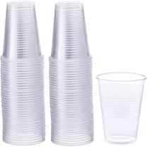 GUSTO 9oz Plastic Cups Disposable Clear Cups for Party, 80-Pack