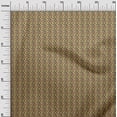 thumbnail image 2 of oneOone Cotton Poplin Light Olive Green Fabric Triangle Geometric Craft Projects Decor Fabric Printed By The Yard 42 Inch Wide, 2 of 4
