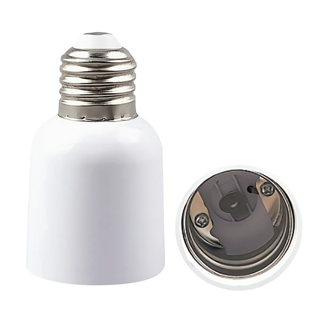 Dsscvnef Light Bulb Socket Converter Bayonet to Screw Bulbs Adaptor Socket Converter for Ceiling Fans Light Chandeliers Base S Ocket Er for LED Bulbs and Incandescent