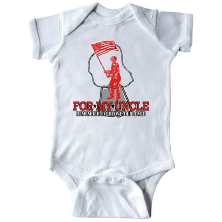 

Inktastic Deployed Uncle Military Family Gift Baby Boy or Baby Girl Bodysuit