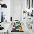 thumbnail image 4 of Yayeee Hallway Runner Rug 2'x6' Non Slip Machine Washable with Rubber Backing, Green Clover Pattern, 4 of 8