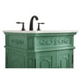 thumbnail image 4 of Elegant Decor Danville 24" Solid Wood Single Bathroom Vanity in Vintage Mint, 4 of 8