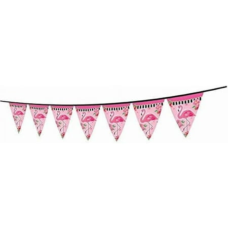 Flamingo Paper Pennant Banner
