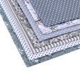 thumbnail image 4 of Advancent 50*50 tela de algodón tela impresa costura telas acolchadas para costura DIY accesorios hechos a mano Tela de costura y artesanía gris 25x25cm Advancent HA5306-05B, 4 of 6