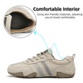 thumbnail image 2 of Men's Casual Shoes Fashion Leather Lightweight Comfort Handmade Sneakers Outdoor Walking Chukka Commuting Driving Beck White 7.5 US, 2 of 7