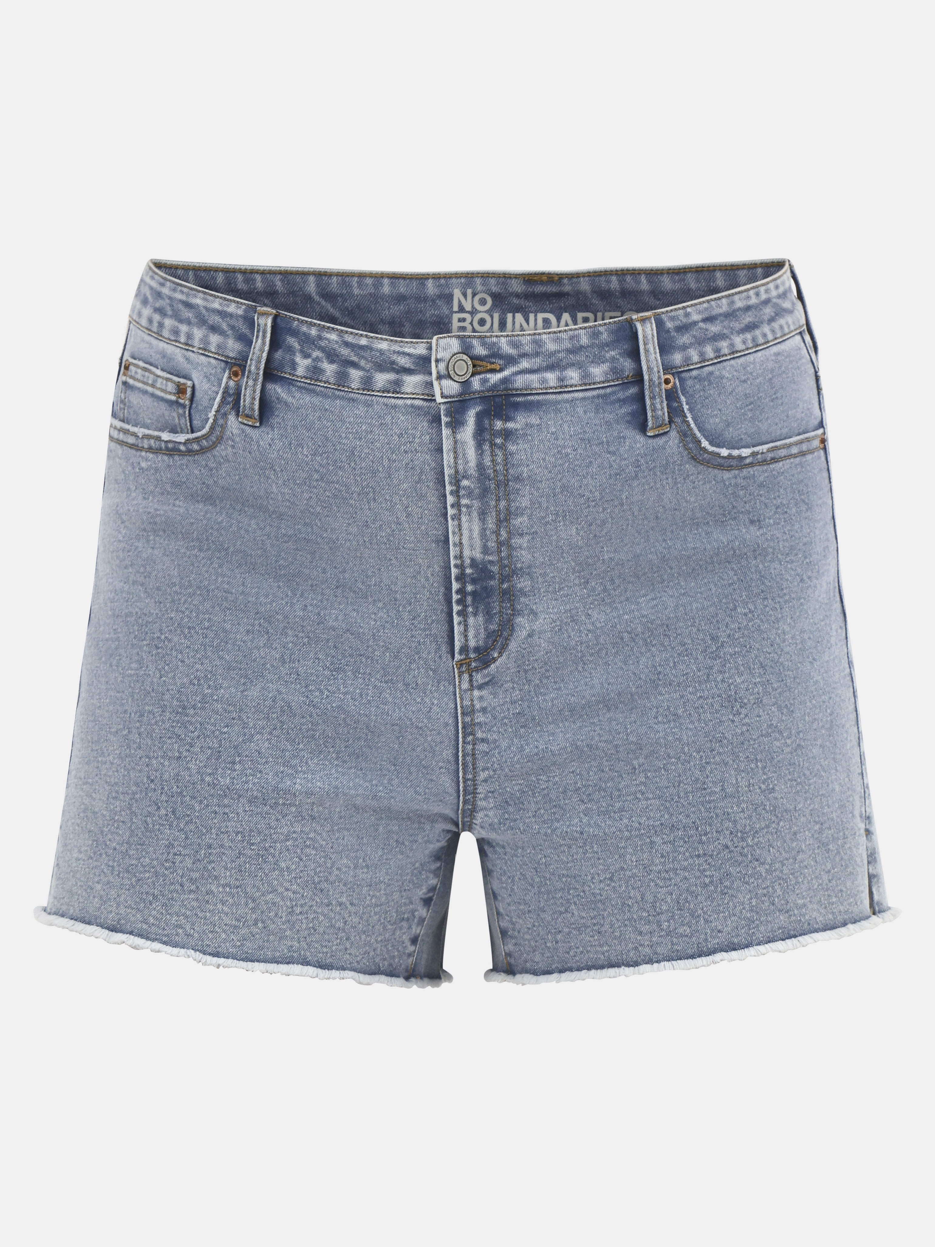 No Boundaries Women's Mid Rise Denim Short, Sizes 2-26W