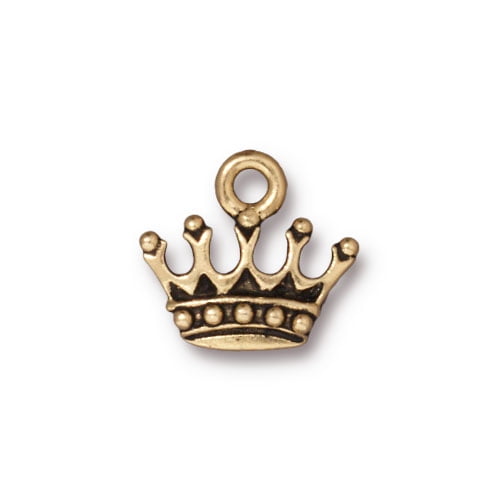 crown croc charm