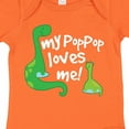 thumbnail image 4 of Inktastic My Pop Pop Loves Me Dinosaur Boys or Girls Baby Bodysuit, 4 of 5