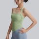 thumbnail image 4 of Mujeres de Color Sólido Cuatro Filas Ajustable Inalámbrico Sujetador Doble Hombro Estilo a Prueba de Choques Yoga Deportes Sujetadores para Mujeres, 4 of 6