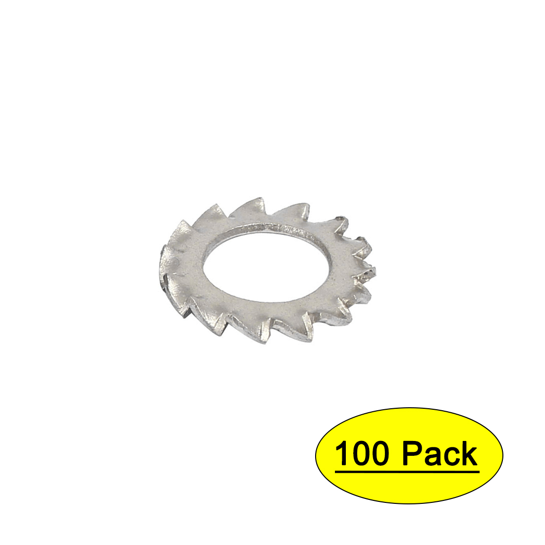 M8 Inner Dia 304 Stainless Steel External Serrated Lock Washers Gasket