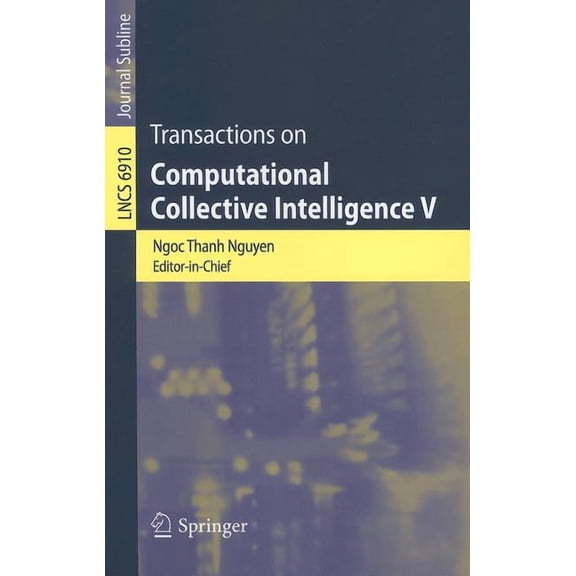 Transactions on Computational Collective Intelligence V, (Paperback)