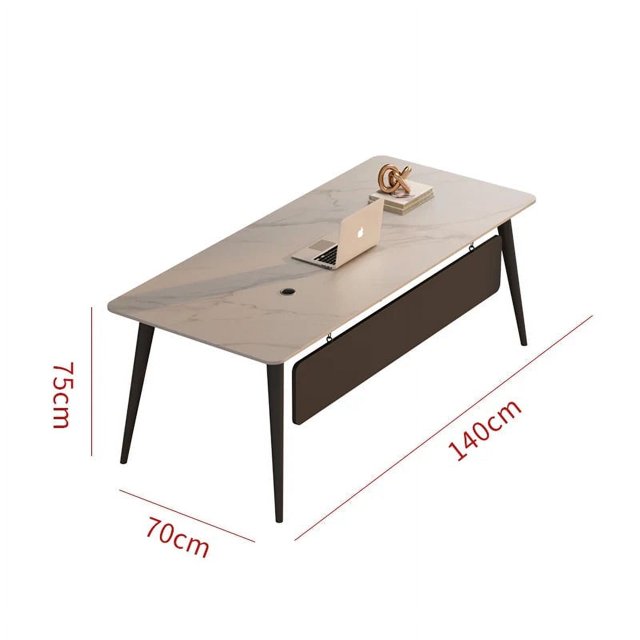 Mobile Modern Office Desks Standing Study Conference Keyboard Office Desks Working Computer Scrivania Ufficio Lavoro Furnitures My Lux Decor Round