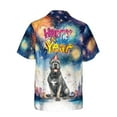 thumbnail image 2 of Happy New Year with Cane Corso Fireworks Holiday Xmas Winter 2025 Hawaiian Shirt Breathable Summer Unisex Merch Italian Mastiff Dog Lover Gifts Idea - 00025, 2 of 6