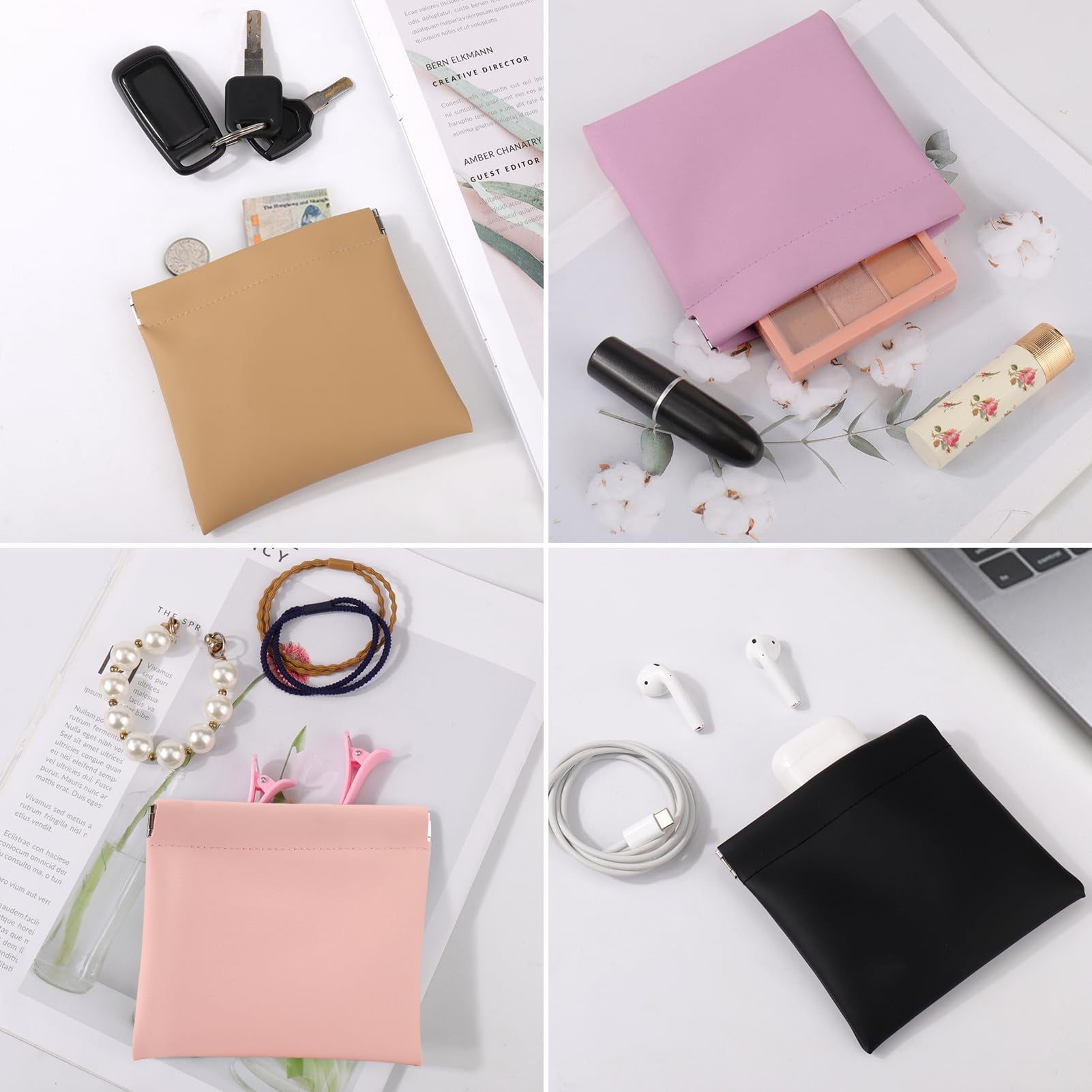 342Pcs Necklace Making Kit Adult,Pendant Trays Set for Jewelry Making with Glass with Fine Storage Pouch, Cabochons, 60ft Jewelry Chain 6 Color Plated Metal, Open Jump Rings, Lobster Clasps