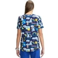 thumbnail image 4 of Scrubstar Women's and Women’s Plus Eeyore Print V-Neck Scrub Top, Sizes S-3XL, 4 of 7