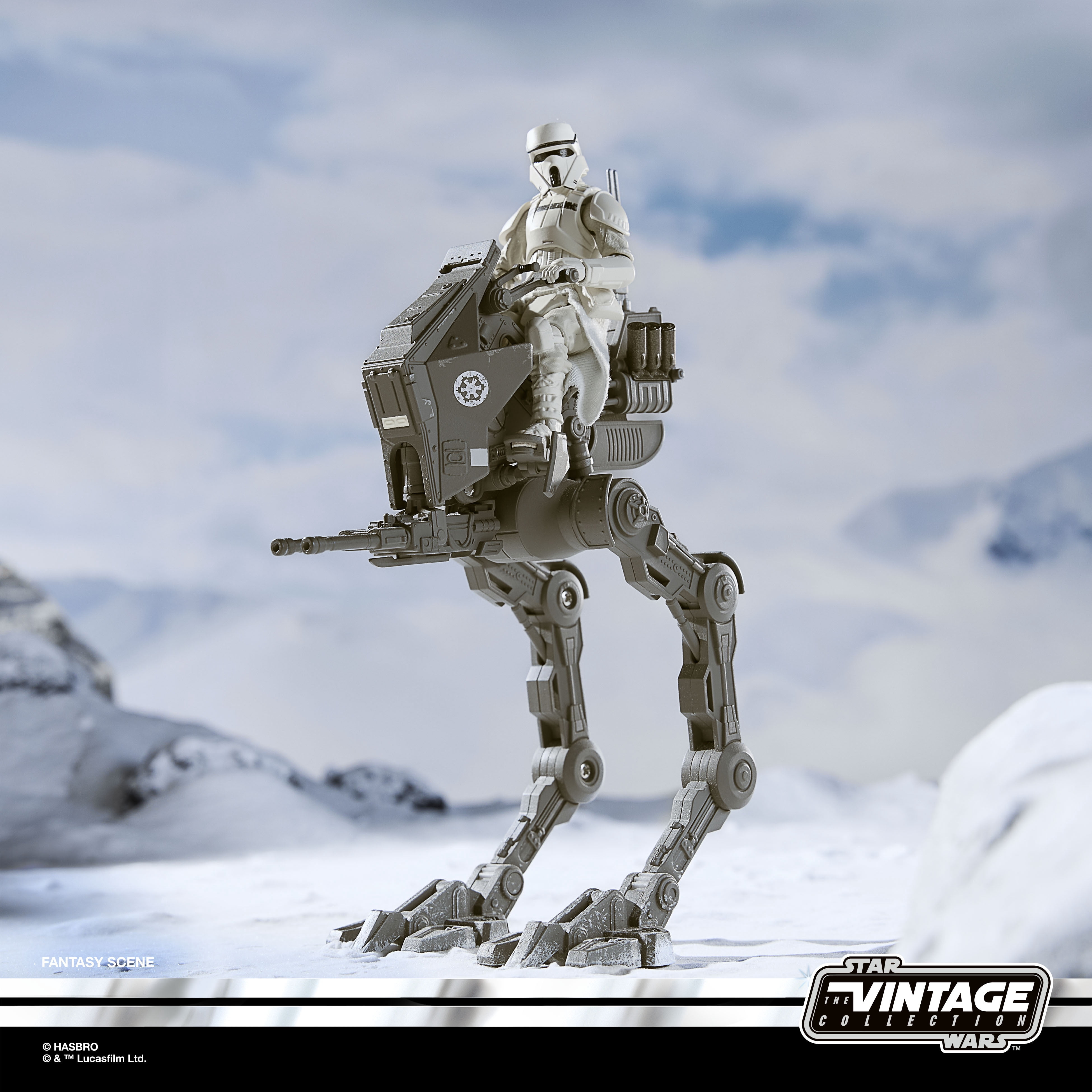 Star Wars: The Mandalorian & Grogu - Vintage Collection - Imperial Remnant AT-RT Vehicle with Action Figure