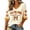 Beige #27, variant on DORKASM Women's Fall for Jesus He Never Leaves Christian T-Shirt | Autumn Faith Graphic, Bible Verse Print, V-Neck Style Yellow XL