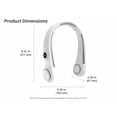 thumbnail image 6 of New Portable Neck Fan, Hands Free Bladeless Fan,5 Speeds USB Powered Desk Fan Rechargeable Headphone Design Wearable Personal Fan, 6 of 9