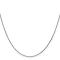 thumbnail image 2 of 14K White Gold Cable Chain Styles Necklace 16 inch .95 mm Diamond-cut with Lobster Clasp 0.95, 2 of 4