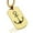 Gold, variant on Stainless Steel Religious Anchor Dog Tag Pendant Necklace