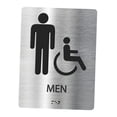 thumbnail image 1 of Letrero de baño, letrero de baño, tablero de señalización, letrero de baño , letrero de inodoro moderno para hombres y mujeres, supermercado, Estilo A, 1 of 8