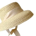thumbnail image 7 of Joernso Straw Sun Hats for Kids, UV Protection Fishing Hat, Wide Brim Bucket Hat with Ribbon, Breathable Summer Hats for Outdoor Beach Travel, 7 of 7