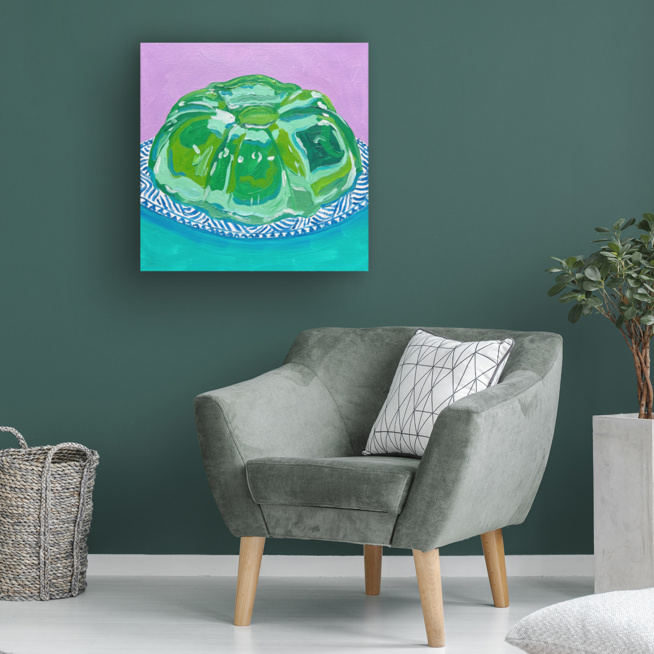 Trademark Fine Art Key and Sea Lime Jello Canvas Wall Art