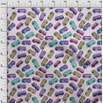 thumbnail image 3 of oneOone Cotton Poplin Twill Light Violet Fabric Bus Sewing Fabric By The Yard Printed Diy Clothing Sewing Supplies 56 Inch Wide-SDU, 3 of 4