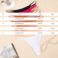 thumbnail image 2 of MEICHEN Solid Seamless Thongs Panties for Women Fashion Breathable Soft Nightwear Briefs No Show Underwear Trendy Summer Fall Essentials Clothing, 2 of 9