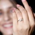 thumbnail image 4 of Rosec Jewels Promise Engagement Ring with Diamond 1 Ct - Certified Lab Grown Diamond, 18K White Gold, US 11.50, 4 of 7