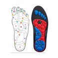 thumbnail image 4 of 1 Pair Magnetic Insoles Orthopedic Insoles Massage Insoles Acupressures Insoles for Men and Women Foot Health Care black red, 4 of 5