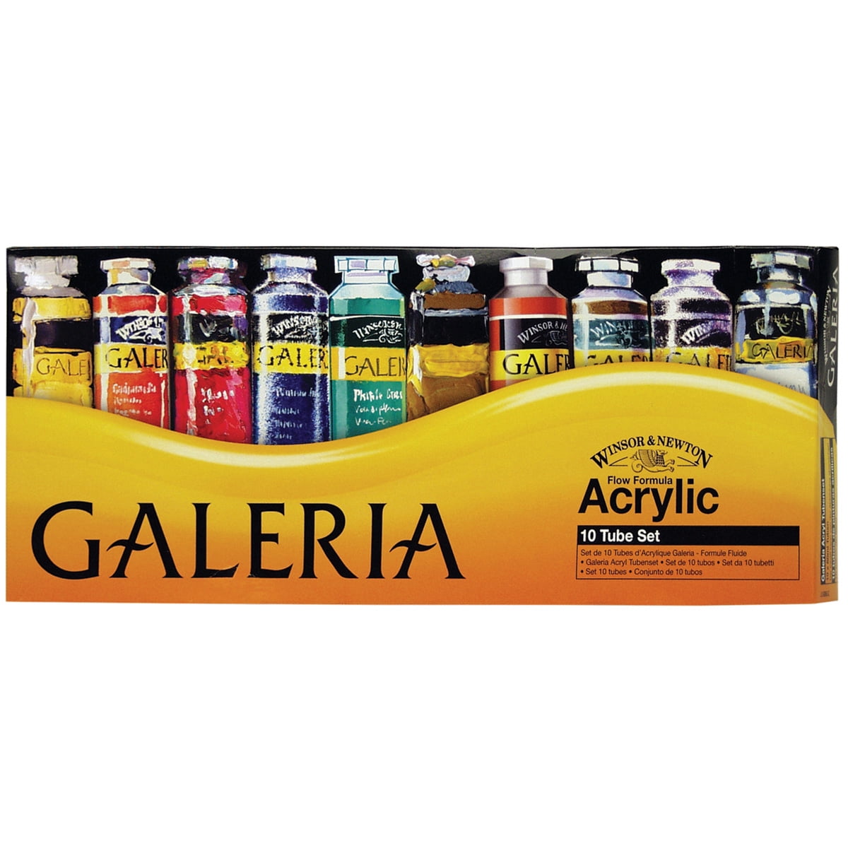 Winsor & Newton Galeria Acrylic Color Set 10-Colors, 60ml