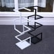 thumbnail image 1 of Luxshiny Soporte Metálico Negro Para Con Barra Curva Y Estructura Estable Para Hogar U Oficina, 1 of 6