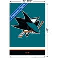 thumbnail image 3 of NHL San Jose Sharks - Logo 21 Wall Poster with Pushpins, 22.375" x 34", 3 of 6