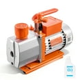 thumbnail image 1 of VEVOR Vacuum Pump, 7 CFM 3/4 HP, HVAC Two Stage Rotary Vane AC Vacuum Pump, for R134a R22 R410a R1234YF R32, 4 Pole Motor, Oil Included, 1 of 9
