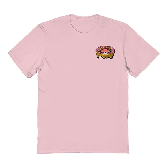 Extreme Skateboarding EX Melt Logo Graphic Light Pink Men's Cotton T-Shirt