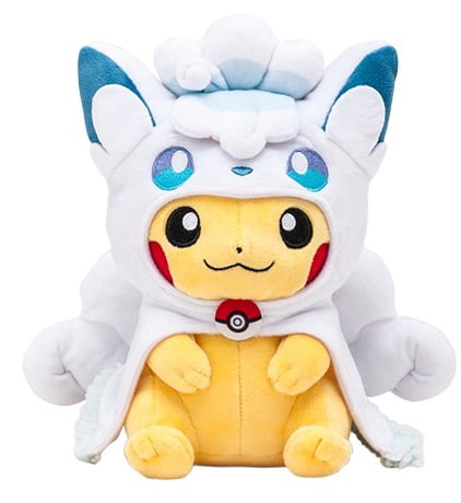 Pokemon Sun/Moon 2017 Plush Costume Cosplay Pikachu Soft Toy Stuffed Animal Doll 