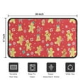 thumbnail image 5 of Red Christmas Gingerbread Man Pattern Door Rugs,Washable Non Slip Door Mats Indoor,Decorative Door Mats,Entry Mat Indoor for Entrance,Bedroom,Kitchen,Bathroom,30"x17", 5 of 6