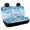 Watercolor Sea Turtle Theme, variant on Chririnla Halloween Rear Bench Seat Covers with Bat Cobweb Pattern, Comfortable Waterproof Stretch Protectors for SUV Truck Auto Interior (2 Pack)