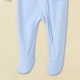 thumbnail image 5 of Baby Boys Winter Long Sleeve Zip Up Romper, Soft Warm Bodysuit with Mitten Cuff and Footies, Comfortable 100% Cotton Outfit for Newborn to 12 Months, 5 of 5