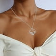 thumbnail image 2 of SIfdSeng Mother's Day Gift Mum Openwork Diamond Heart Necklace Accessories, 2 of 7