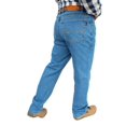 thumbnail image 2 of Pantalón de mezclilla rígida John Silver  Corte recto tipo vaquero Color azul claro, 2 of 2