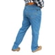 thumbnail image 2 of Pantalón de mezclilla rígida John Silver  Corte recto tipo vaquero Color azul claro, 2 of 2