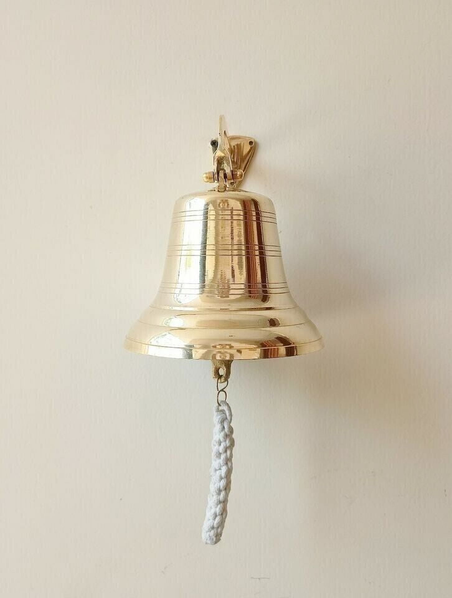 1912 Titanic Brass Ship Bell Wall Mount Home Decor Door Bell Christmas Gift