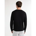 thumbnail image 4 of Free Assembly Men’s Cozy Yarn Textured Sweater with Long Sleeves, Sizes XS-3XL, 4 of 5