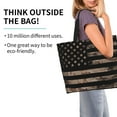 thumbnail image 2 of Kdxio American Flag with Desert Camouflage Casual Tote Bags Women Big Capacity Shoulder Bag for Women Travel Shoulder Bags Handbags, 2 of 8