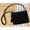 Black, variant on Yoyauz Women's Grass Woven Beach Bag - Women's Beach Handmade Woven Handbag, Summer Mesh Hollow Shoulder Bag, Suitable for Holidays