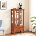 thumbnail image 2 of Elegant Design & Adjustable Shelves - Ideal for Wine and Collectibles Display in Living Room, 2 of 7