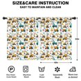 thumbnail image 2 of Blackout Kids Curtains,Cartoon Construction Vehicles Safety Signs Childrens Insulated Curtains Set Of 2,Bedroom Essentials,Toddler Room Decor 42"x54", 2 of 5